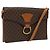 Céline Borsa a spalla in tela Macadam CELINE in pelle PVC marrone oro Auth BD908 D'oro