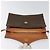 Céline Borsa a spalla in tela Macadam CELINE in pelle PVC marrone oro Auth BD908 D'oro - vista 10