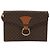 Céline Borsa a spalla in tela Macadam CELINE in pelle PVC marrone oro Auth BD908 D'oro - vista 13