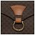 Céline Borsa a spalla in tela Macadam CELINE in pelle PVC marrone oro Auth BD908 D'oro - vista 17