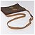 Céline Borsa a spalla in tela Macadam CELINE in pelle PVC marrone oro Auth BD908 D'oro - vista 7