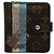 LOUIS VUITTON Monogram Groom Portefeuille Compact Zippé Bleu M60036 LV Auth hk2238 Monogramme - vue 13
