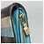 LOUIS VUITTON Monogram Groom Portefeuille Compact Zippé Bleu M60036 LV Auth hk2238 Monogramme - vue 8