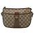 GUCCI GG Supreme Web Sherry Line Borsa PVC Beige Oro 89 02 032 Auth BA728 D'oro - vista 13