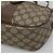 GUCCI GG Supreme Web Sherry Line Borsa PVC Beige Oro 89 02 032 Auth BA728 D'oro - vista 14