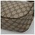 GUCCI GG Supreme Web Sherry Line Borsa PVC Beige Oro 89 02 032 Auth BA728 D'oro - vista 16