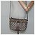 GUCCI GG Supreme Web Sherry Line Borsa PVC Beige Oro 89 02 032 Auth BA728 D'oro - vista 23