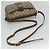 GUCCI GG Supreme Web Sherry Line Borsa PVC Beige Oro 89 02 032 Auth BA728 D'oro - vista 7