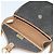 Borsa a spalla in tela a nido d'ape Christian Dior in pelle PVC nera e marrone Auth BA497 Nero - vista 10