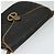Borsa a spalla in tela a nido d'ape Christian Dior in pelle PVC nera e marrone Auth BA497 Nero - vista 6