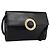 Céline Borsa a spalla in pelle nera e oro CELINE Circle Auth BD909 Nero D'oro