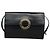 Céline Borsa a spalla in pelle nera e oro CELINE Circle Auth BD909 Nero D'oro - vista 13