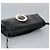 Céline Borsa a spalla in pelle nera e oro CELINE Circle Auth BD909 Nero D'oro - vista 6
