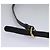 Céline Borsa a spalla in pelle nera e oro CELINE Circle Auth BD909 Nero D'oro - vista 8