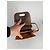 Céline Vintage Celine Paris Triomphe Leder Tasche Braun - Ansicht 7