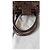 Alexander McQueen Novac Handtasche aus exotischem Leder Braun Lila - Ansicht 16