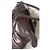 Alexander McQueen Novac Handtasche aus exotischem Leder Braun Lila - Ansicht 17