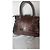 Alexander McQueen Novac Handtasche aus exotischem Leder Braun Lila - Ansicht 2