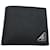 Saffiano Prada Men's Bi-fold Wallet in Nero Black Leather  ref.2125316