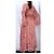Zimmermann vestido maxi de seda estampada Rosa Roja Beige - vista 12