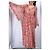 Zimmermann vestido maxi de seda estampada Rosa Roja Beige - vista 14