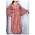 Zimmermann vestido maxi de seda estampada Rosa Roja Beige - vista 9
