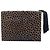Autre Marque Clutch Wings Nora Leopardata in Pelle di Vitello Marrone Nero