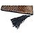 Autre Marque Clutch Wings Nora Leopardata in Pelle di Vitello Marrone Nero - vista 14