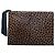 Autre Marque Clutch Wings Nora Leopardata in Pelle di Vitello Marrone Nero - vista 2