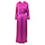 Robe longue brodée Yves Saint Laurent Violet  - vue 1
