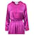 Robe longue brodée Yves Saint Laurent Violet  - vue 2