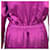 Robe longue brodée Yves Saint Laurent Violet  - vue 4