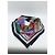 Sciarpa Burberry Love Is Eternal in seta 90x90cm Multicolore - vista 13