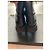 Stivaletti Hugo Boss in pelle nera con lacci Nero - vista 3