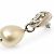Boucles d'oreilles à clou motif CC de Chanel Argenté - vue 3