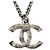 Collana in argento Chanel con pendente