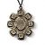Collana in metallo gunmetal Chanel con pendente Coco Mark CC Metallico - vista 3