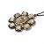 Collana in metallo gunmetal Chanel con pendente Coco Mark CC Metallico - vista 6