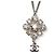 Pendente di collana argento Chanel con il marchio Coco CC - vista 2