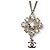 Pendente di collana argento Chanel con il marchio Coco CC - vista 8