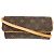 Borsa a Spalla Pochette Twin PM Monogramma Louis Vuitton Marrone