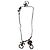 Set di orecchini e collana in metallo argento con pendente in cristallo Swarovski