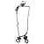 Set di orecchini e collana in metallo argento con pendente in cristallo Swarovski - vista 5