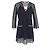 Sandro Paris Spitzen-Minikleid aus Polyester in Marineblau - Ansicht 4