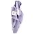 Sciarpa con frange Acne Studios in lana viola pastello - vista 3