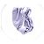 Sciarpa con frange Acne Studios in lana viola pastello - vista 5