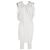 Vestido sem mangas até o joelho em viscose branca da Acne Studios Branco Cru - vista 4