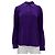 Camisa abotoada Emilio Pucci em seda roxa Roxo - vista 6