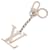 Louis Vuitton Portecle Initial LV Keyring Silvery Metal  ref.2126451