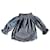 Javier Simorra Top oder Off-Shoulder-Bluse Simorra Größe 36 Braun Blau